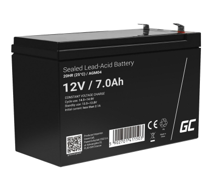 Akumulator AGM Green Cell Akumulator AGM  12V 7Ah